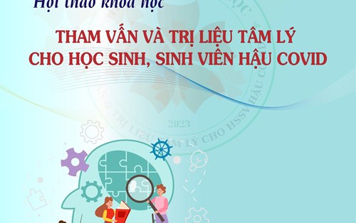 HỘI THẢO KHOA HỌC QUỐC GIA “THAM VẤN VÀ TRỊ LIỆU TÂM LÍ CHO HỌC SINH, SINH VIÊN HẬU COVID”