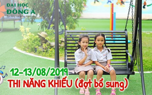 Lịch thi môn năng khiếu Mầm non năm 2019 (đợt bổ sung)