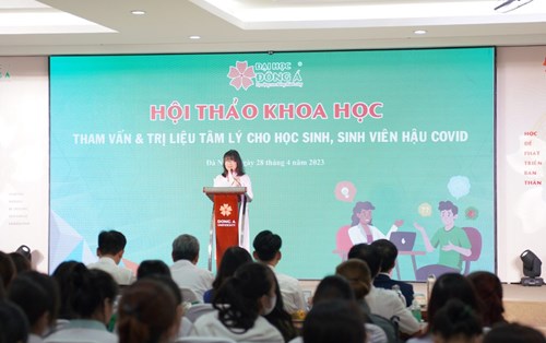 Đại học Đông Á: Đồng hành tham vấn, chăm sóc sức khoẻ tinh thần cho học sinh hậu Covid-19