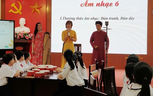 Môn Nghệ thuật theo Chương trình mới: Làm phong phú giá trị tinh thần