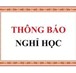 TB cho sinh viên nghỉ học do mưa lớn