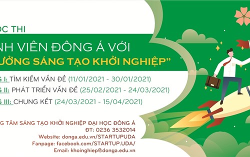 Phát động cuộc thi Khởi nghiệp sinh viên UDA