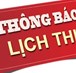 Lịch thi học kì II - giai đoạn 1 - năm 2018 - 2019