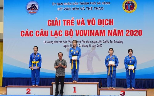 Tuyển Vovinam ĐH Đông Á vô địch các Câu lạc bộ Vovinam thành phố Đà Nẵng năm 2020